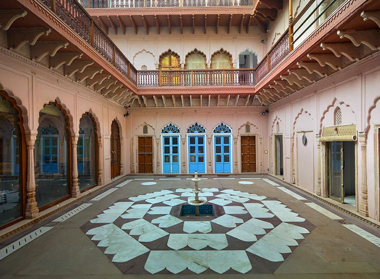 Inside view of Welcomheritage haveli Dharampura