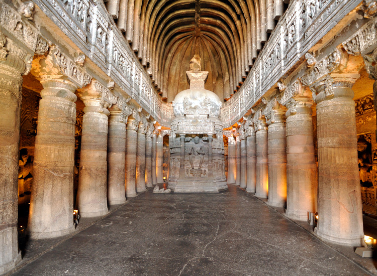 Ajanta Caves in Maharashtra