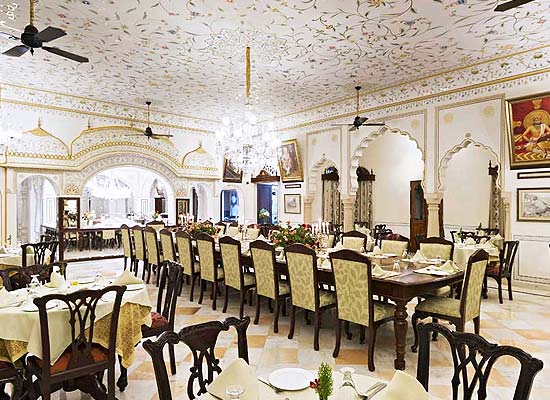 Nadesar Palace Varanasi dining room