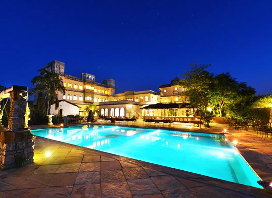 Castle Bijaipur pool view
