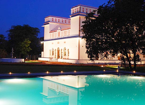 Bijay Niwas Palace Rajasthan Night View