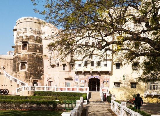 castle mandawa hotel mandawa facade