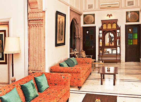 Balsamand Lake Palace Jodhpur Sitting Area