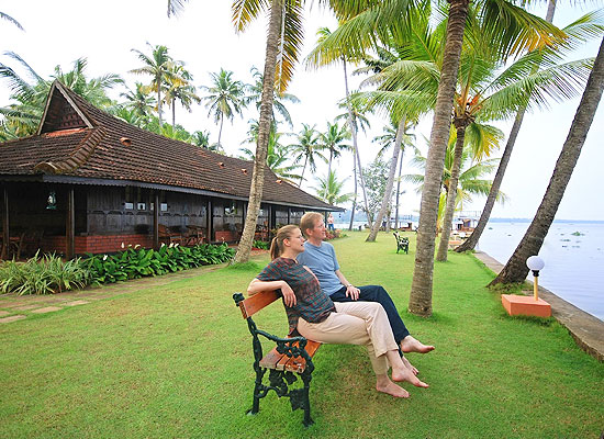 Guest at Kayaloram Lake Resort Alleppey Garden