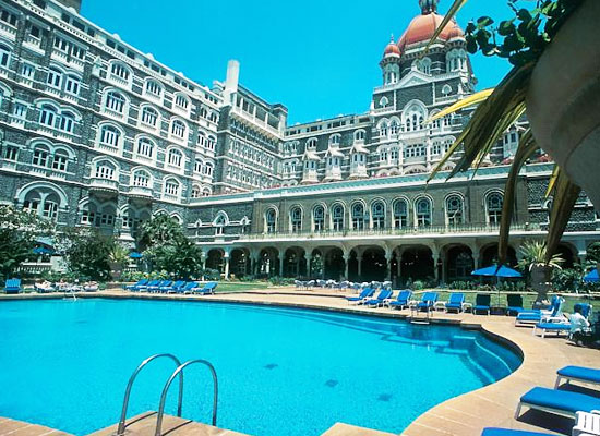 Swimming pool at Taj Mahal Hotel Mumbai