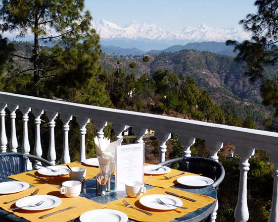 AyurVAID Kalmatia Almora Open Air Restaurant