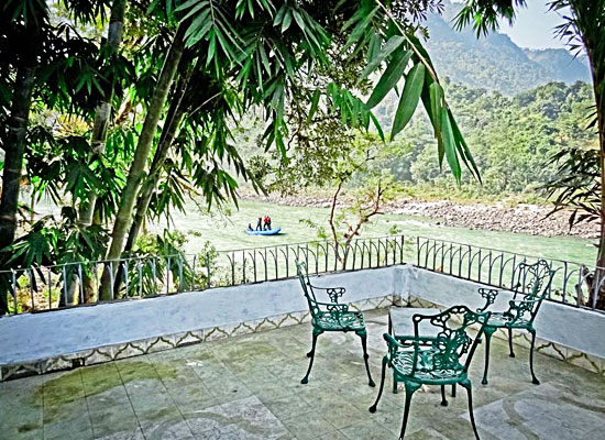 Glasshouse on the Ganges Rishikesh Garden Area