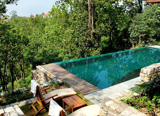 Ananda in Himalayas Uttarakhand Poolside