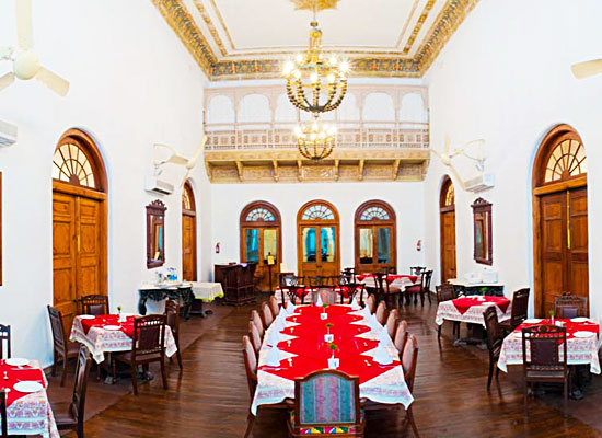 Hotel Baradari Palace patiala dining room
