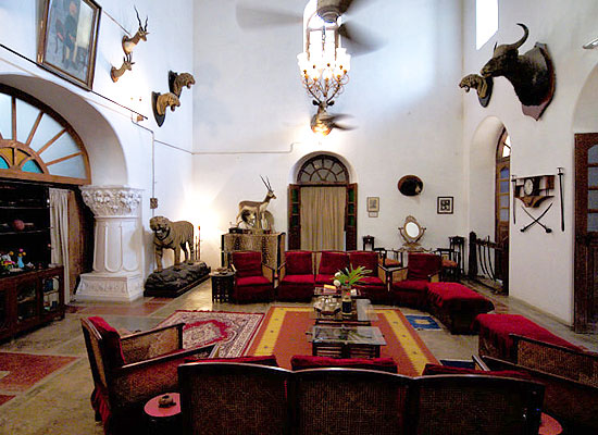 Kanker Palace Chattisgarh Sitting Area
