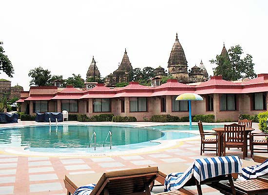 Swimming Pool at Orchha Resort