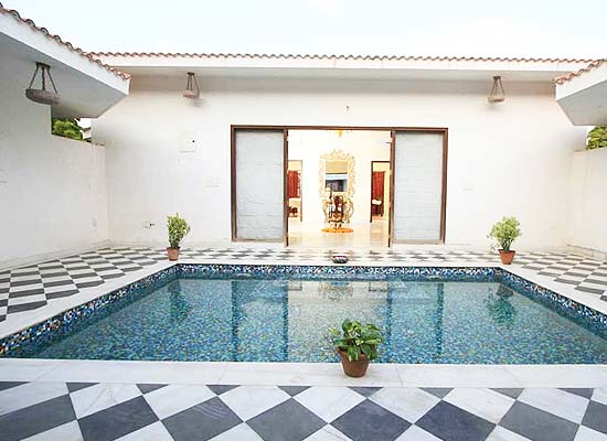 Swimming Pool at Raj Niwas Palace Dholpur, Rajasthan