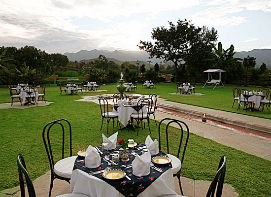 Fateh Bagh Palace Ranakpur Open Air Dining