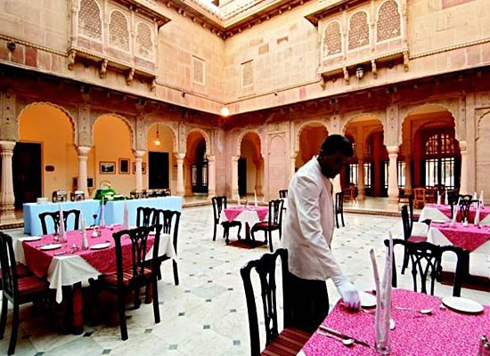 Lalgarh Palace bikaner dining area