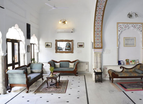 Khandela Haveli Jaipur Sitting Area