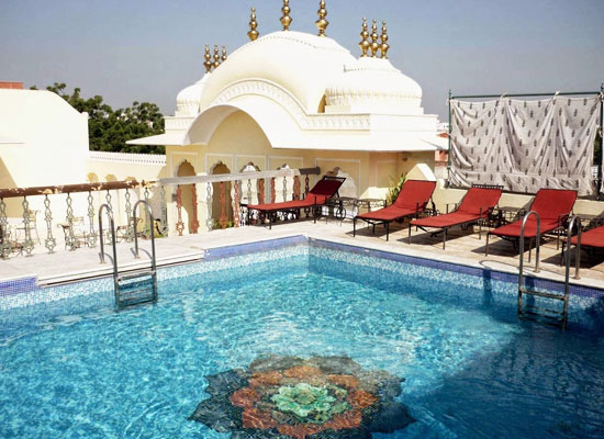 Swimming Pool at Khandela Haveli Jaipur