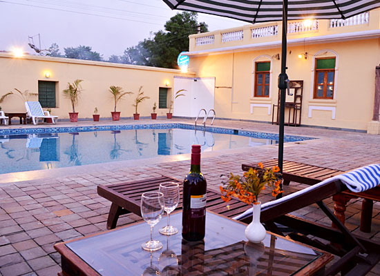 Swimming Pool at Koolwal Kothi Nawalgarh, Rajasthan