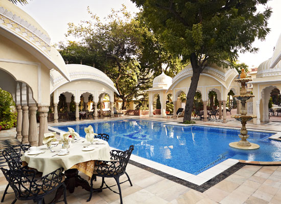 Alsisar Haveli Hotel Jaipur Poolside