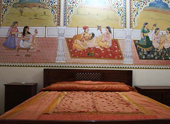 Room of Paawana Haveli Mandawa, Rajasthan