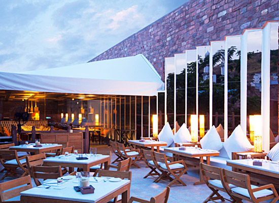 Hotel Raas jodhpur dining area