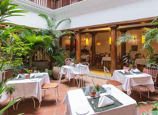 Maison Perumal pondicherry dining area