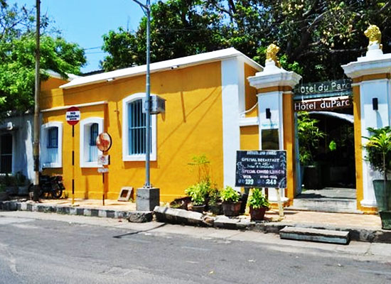 Du Parc Hotel pondicherry facade