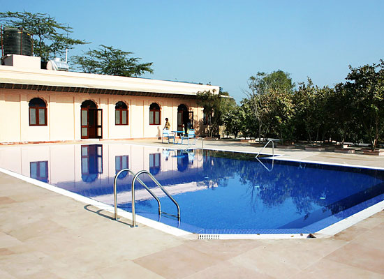 Swimming Pool at The Bagh Bharatpur, Rajasthan