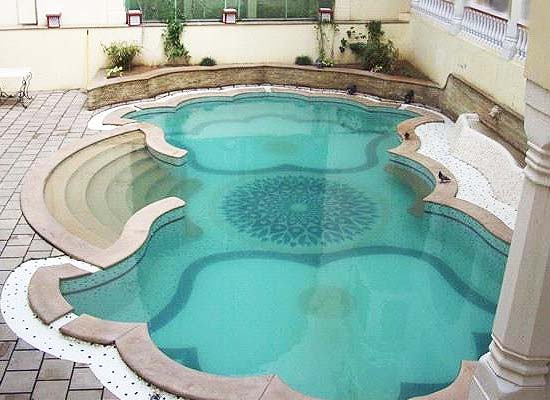 Mandawa Haveli Jaipur pool view