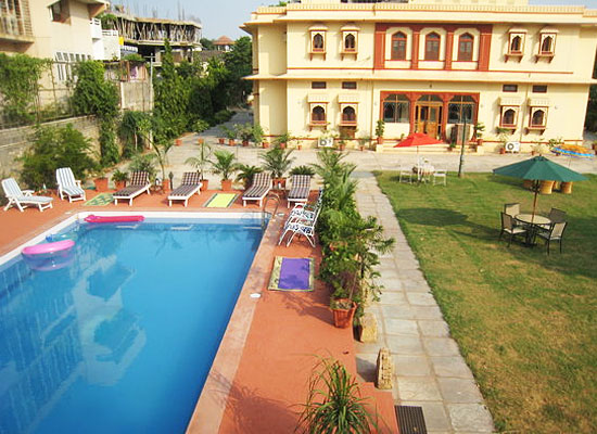 Devi Niketan jaipur pool view