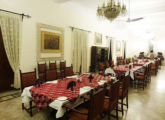 Naila Bagh Palace jaipur dining room