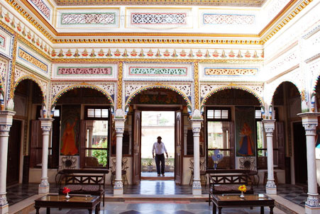 Hotel Heritage Mandawa shekhawati inside view