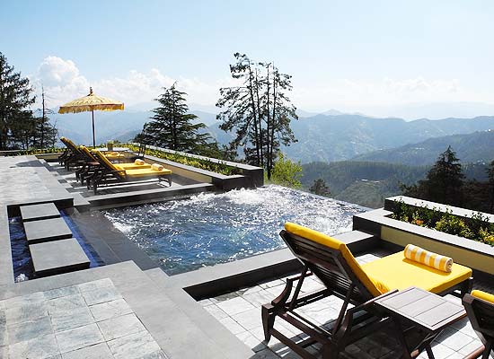 Mountain View from Oberoi Wildflower Hall Shimla