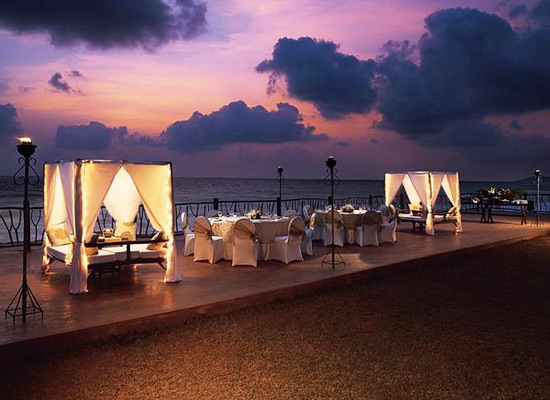 Beachview restaurant at Taj Fort Aguada Goa