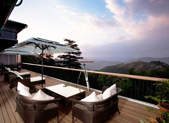 Amber Vermont Estate Mussoorie Terrace View