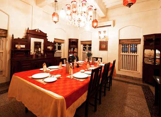 Divan's Bungalow ahmedabad dining area
