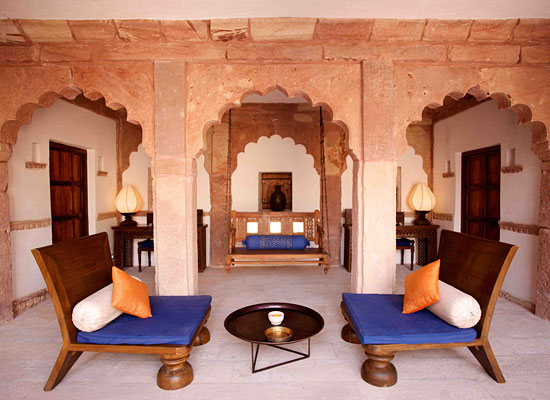 Sitting Area at Ranvas Nagaur, Rajasthan