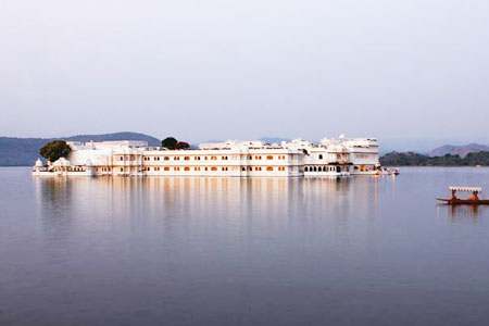 Lake Pichola View of Taj Lake Palace Udaipur