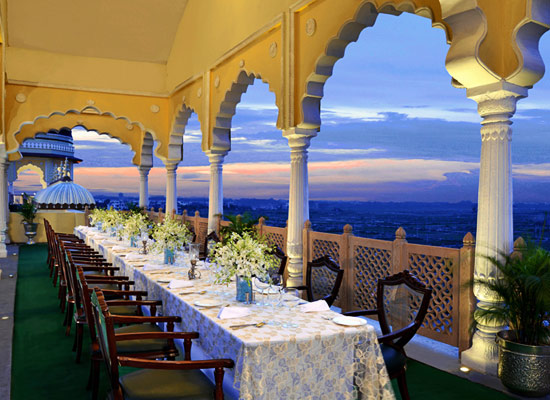 Noor Mahal karnal dining area