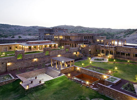 Bijolai Palace Jodhpur outside view