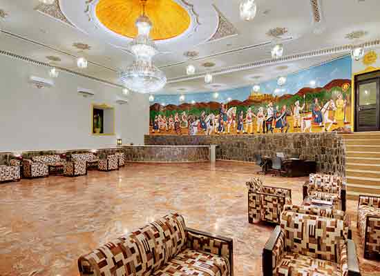 Large Sitting Hall at The Amargarh Resort Udaipur