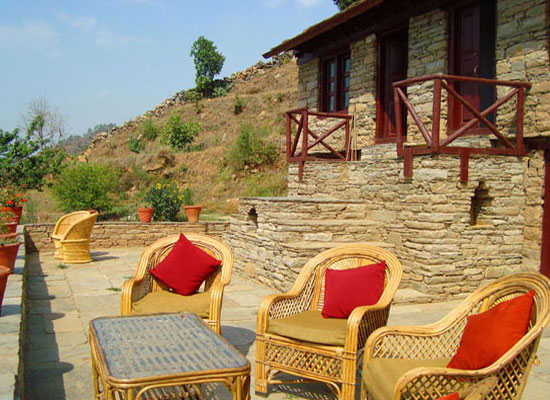 Sitting at Itmenaan Estate Almora