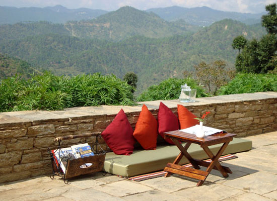 Mountain View from Itmenaan Estate Almora