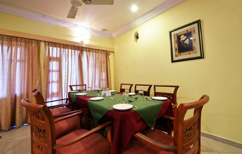 Dining Area at Palanpur Palace Hotel Mount Abu
