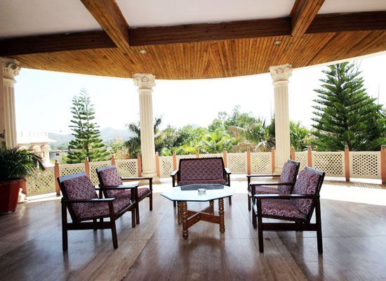 Sitting Area at Palanpur Palace Hotel Mount Abu