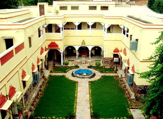 Garden Area at Ishwari Niwas Heritage Resort Bundi, Rajasthan