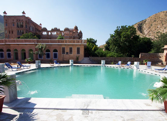 Swimming Pool at Patan Mahal Sikar, Rajasthan