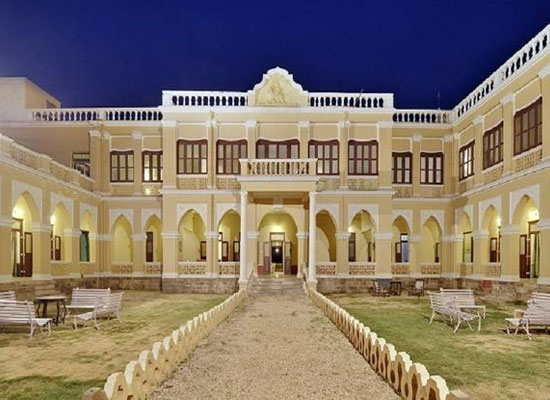 Ambika Niwas Palace in Muli, Gujarat Facade