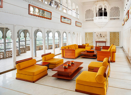 Sitting Hall at RAAS Devigarh Udaipur