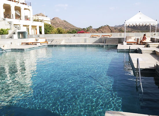 Swimming Pool at RAAS Devigarh Udaipur